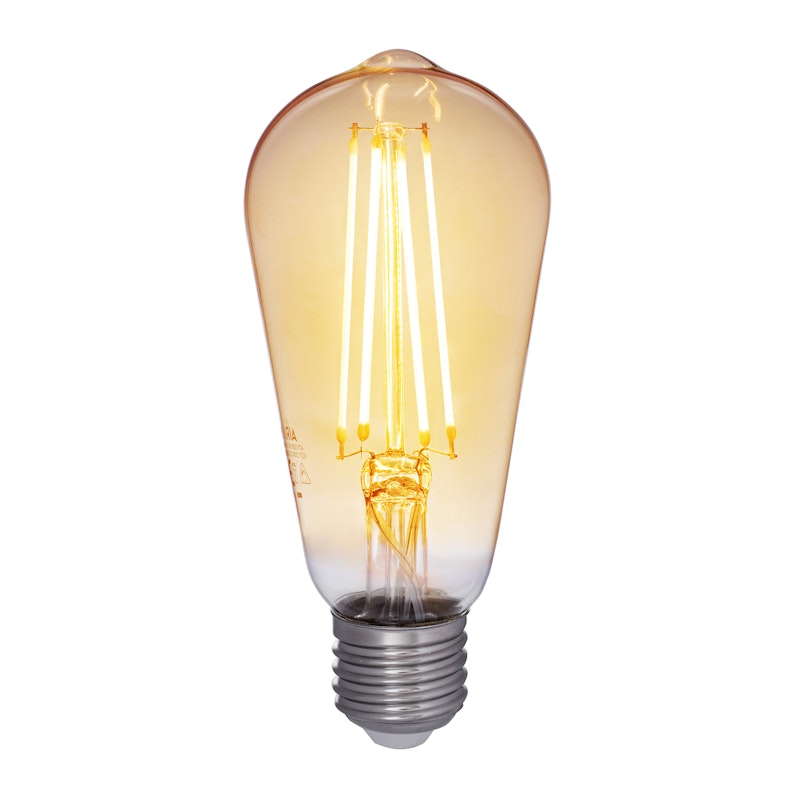 LED Filamentti keltainen E58 4,5W E27 360lm Himmennettävä