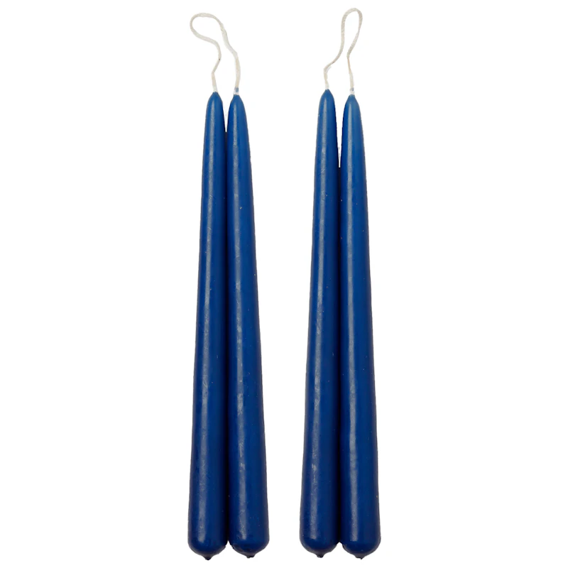 Blossom Kynttilät 4 kpl:n pakkaus, Cobalt Blue