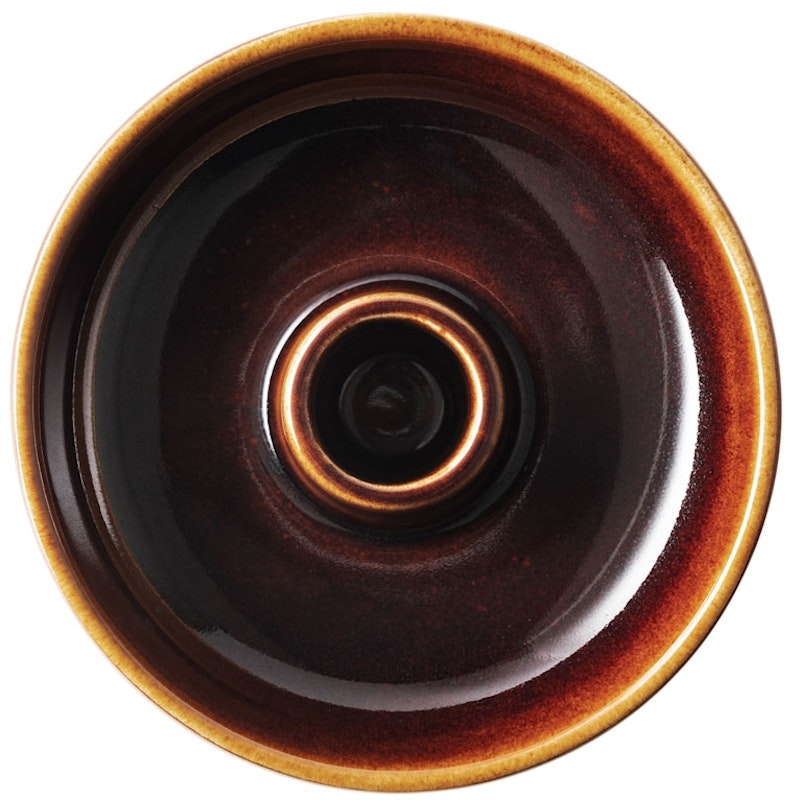 Kirnu Kynttilänjalka 11x3,5 cm, Ruskea