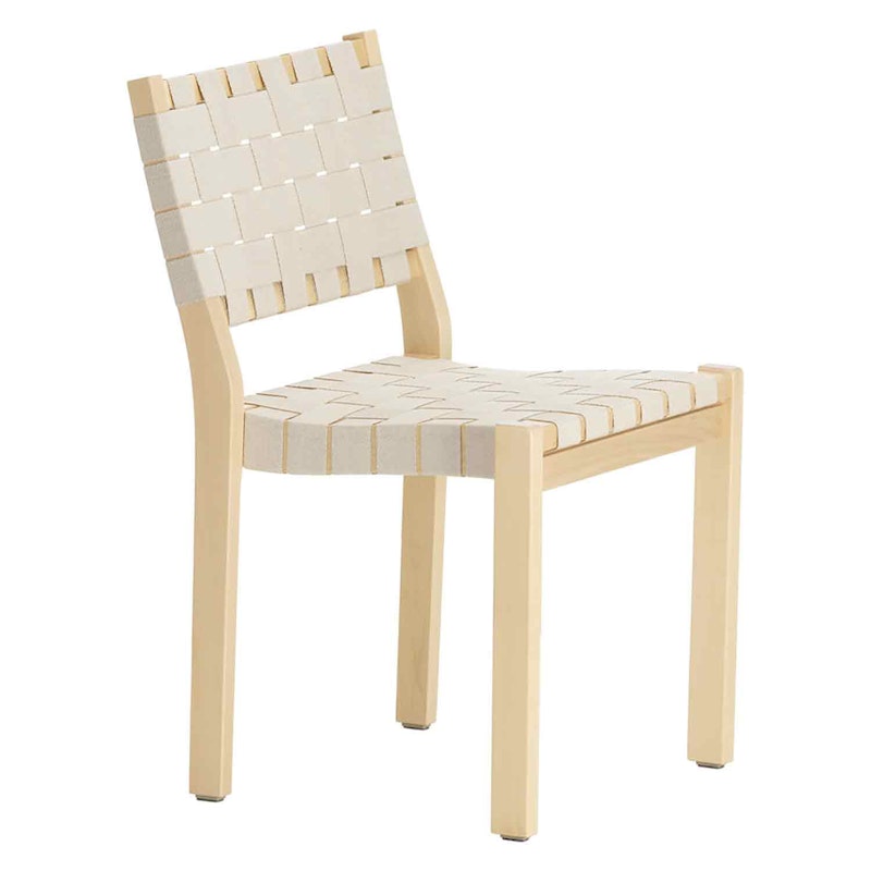 611 Chair Nature/White