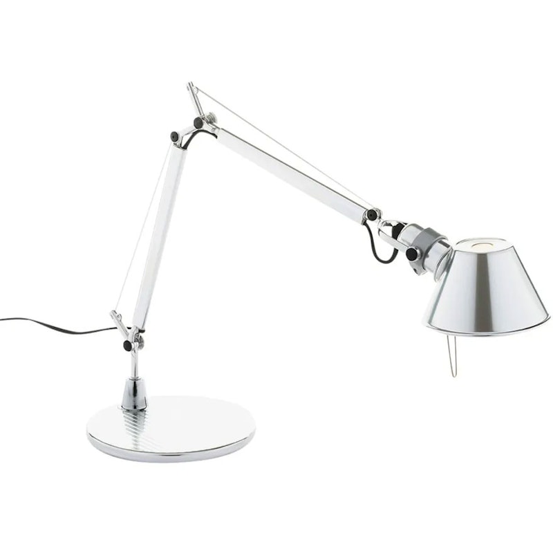 Tolomeo Micro Pöytävalaisin, Kiiltävä Alumiini