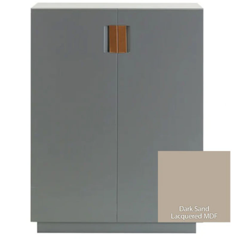 Frame 80 High Cabinet, Dark Sand