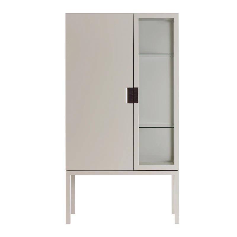 Frame Semi Cabinet, Dark Sand
