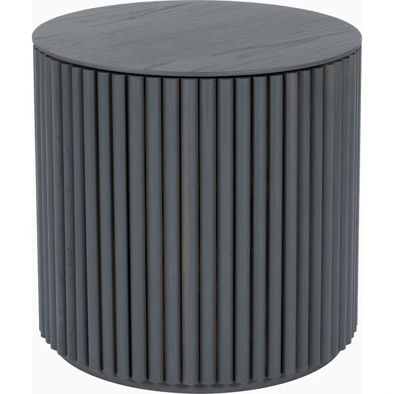 Petit Palais Sivupöytä 42 cm, Tummanharmaapetsattu Saarni