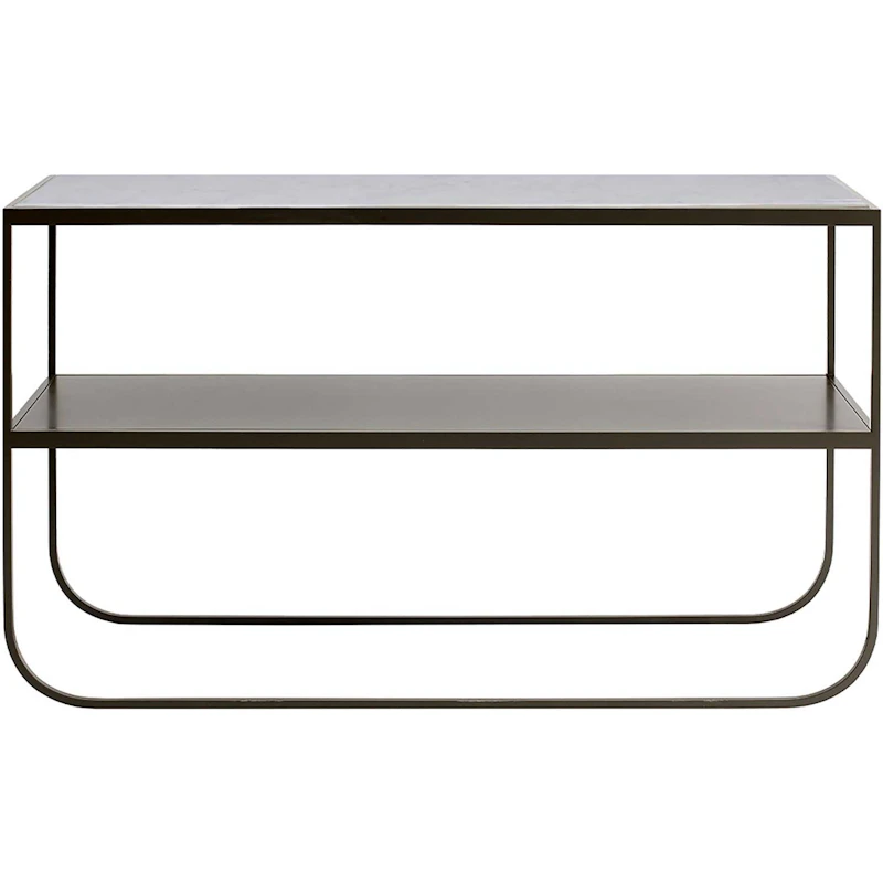 Tati Console 120 Carrara Marble Char