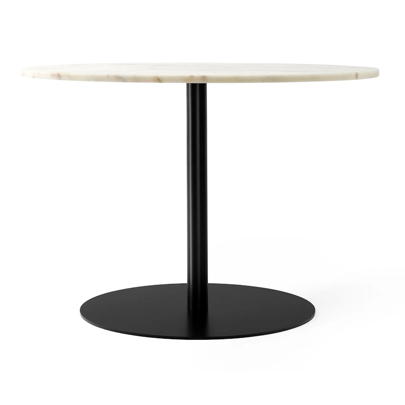 Harbour Column Table Ø105 cm, Marble/Black
