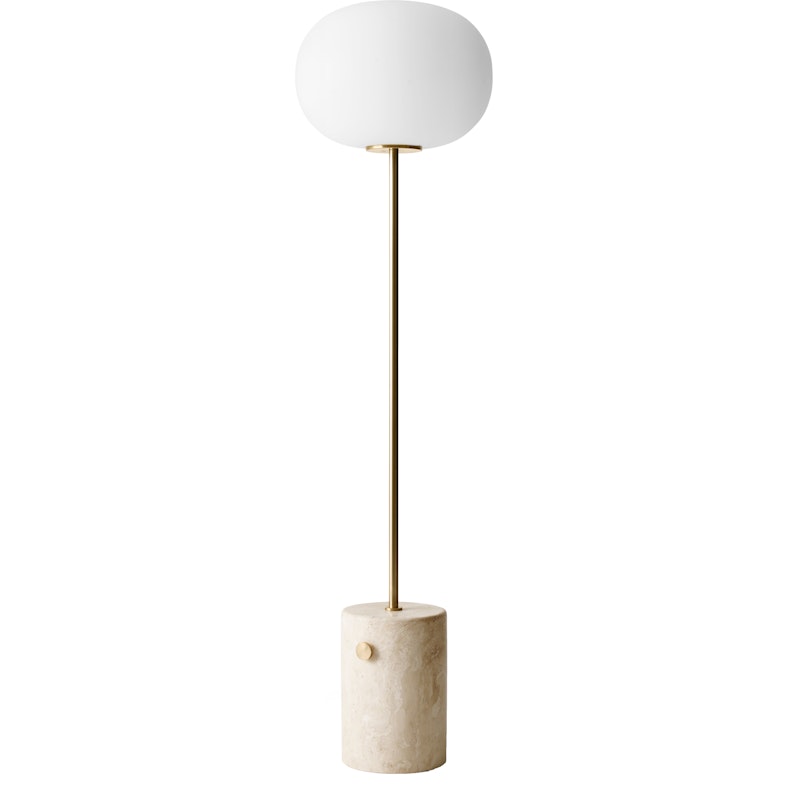 JWDA Lattiavalaisin, Travertiininvärinen / Brushed Brass