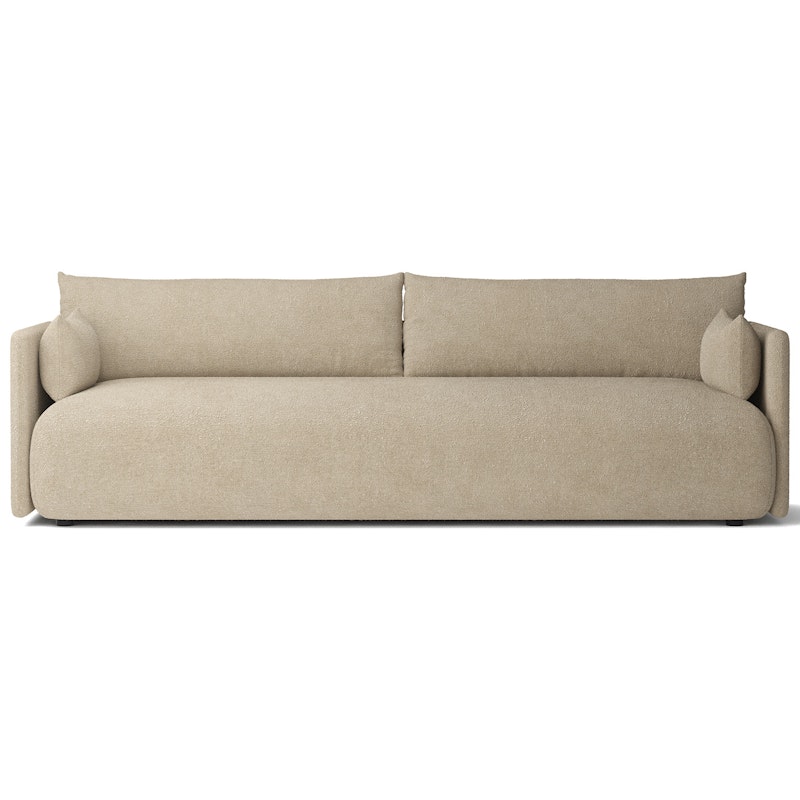 Offset Kolmipaikkainen Sohva, Silmukkanukkakangas Beige