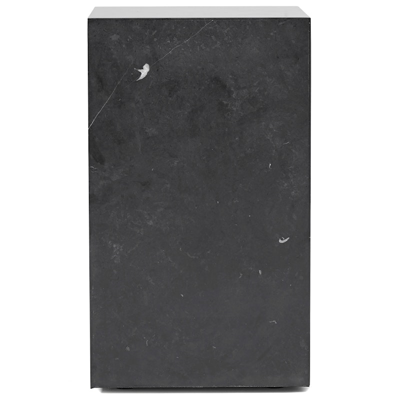 Plinth Tall Sivupöytä 51x30 cm, Marquina Marmori