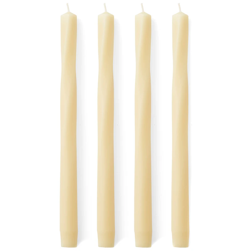Twist Kynttilät 4 kpl:n pakkaus, Ivory