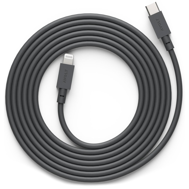 Cable 1 Latausjohto USB-C / Lightning 2 m, Gotland Grey