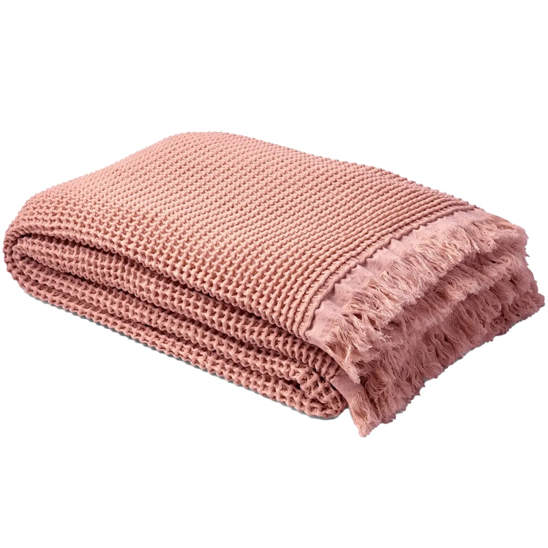 Våffla Huopa 130x200 cm, Dusty Pink