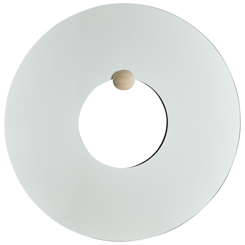 Castellum Seinäpeili Ø80 cm, Travertiini