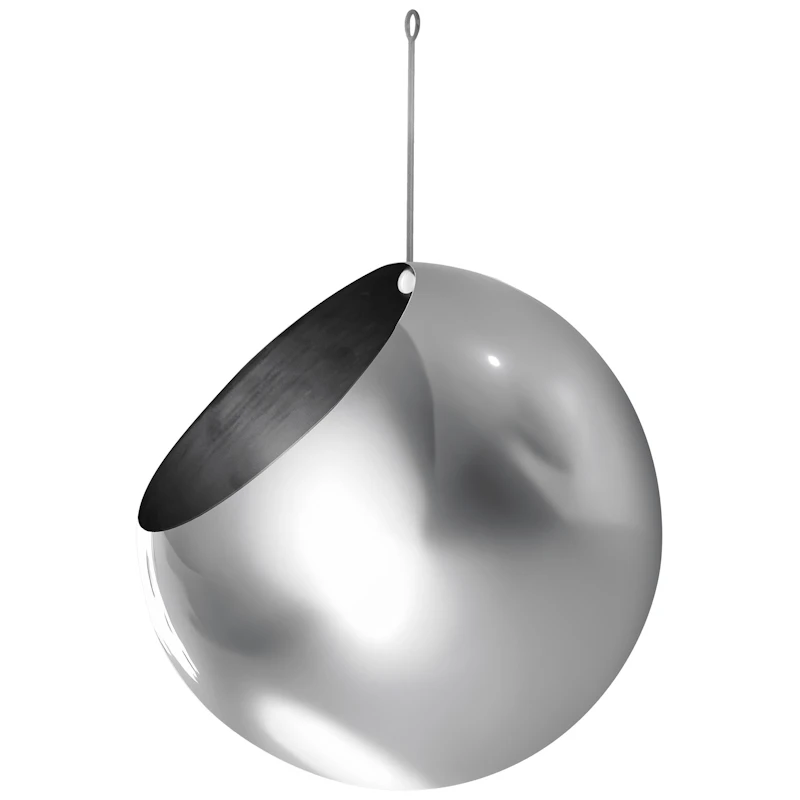 Globe Amppeli Ø17 cm, Hopeinen
