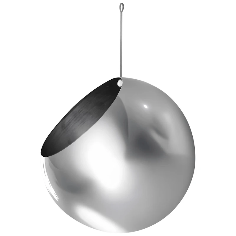 Globe Amppeli Ø21 cm, Hopeinen