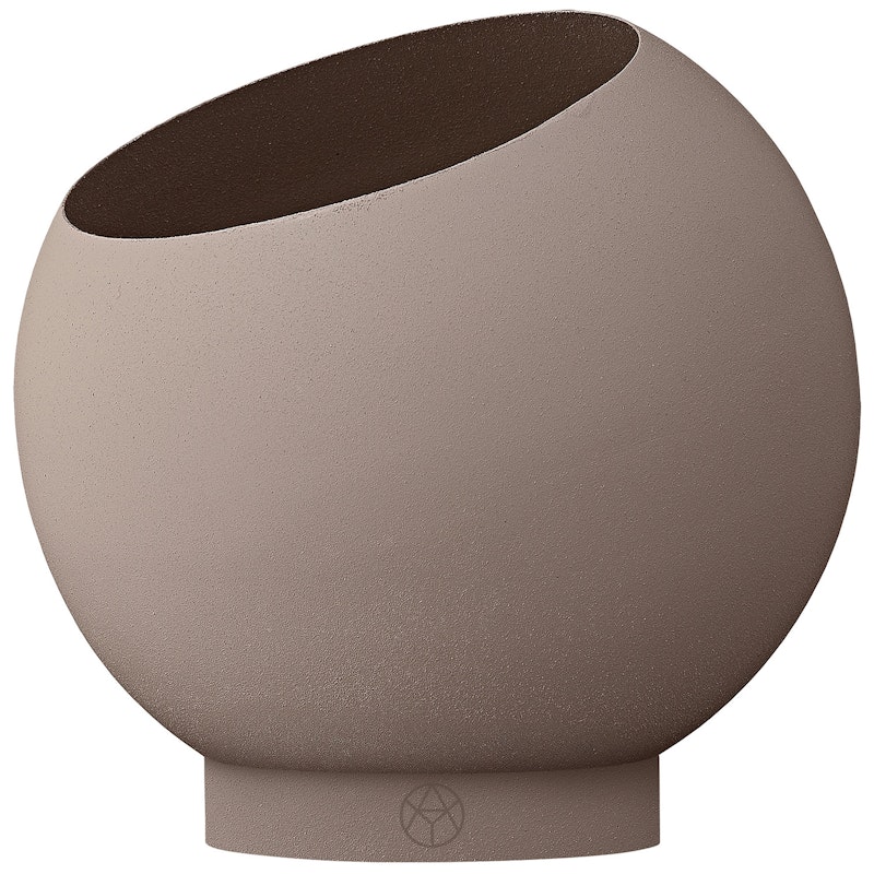 Globe Kukkaruukku Ø17 cm, Ruskeanharmaa