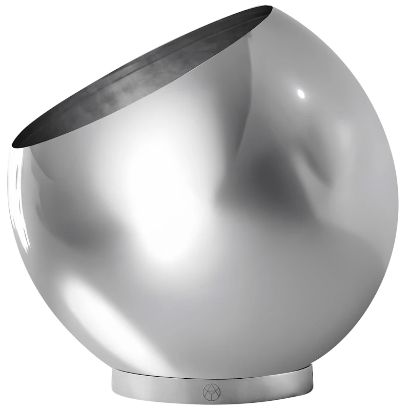 Globe Kukkaruukku Ø37 cm, Hopeinen