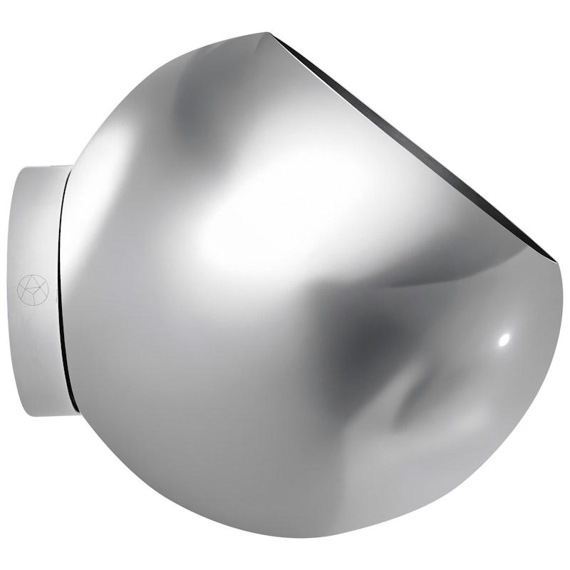 Globe Seinäruukku Ø21 cm, Hopeinen