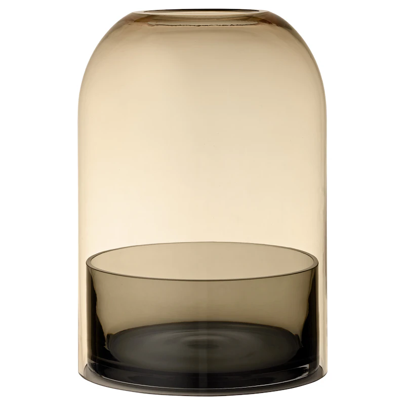 Tota Lantern Large, Black/Amber
