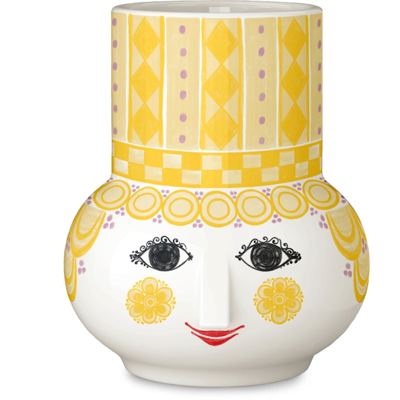 Olga Candlestick H9 cm, Yellow