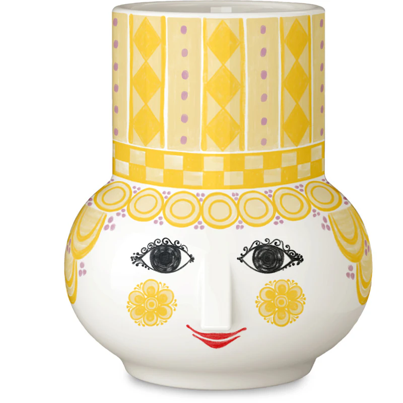 Olga Candlestick H9 cm, Yellow