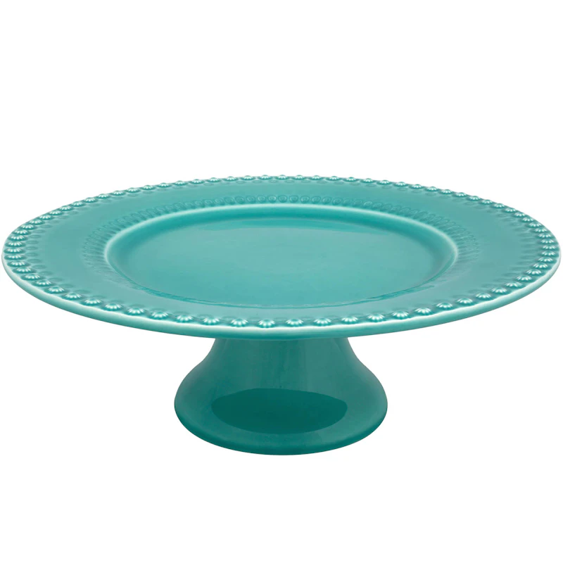 Fantasy Cake Stand Ø34,5 cm, Turquoise