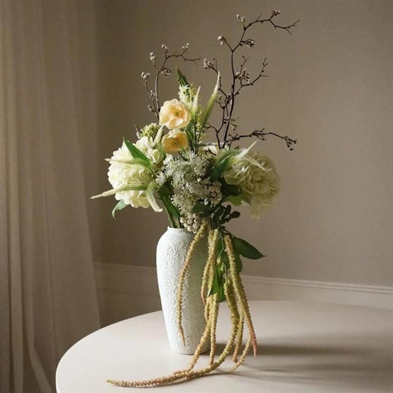 Ivory Cascade Buketti Valkoinen