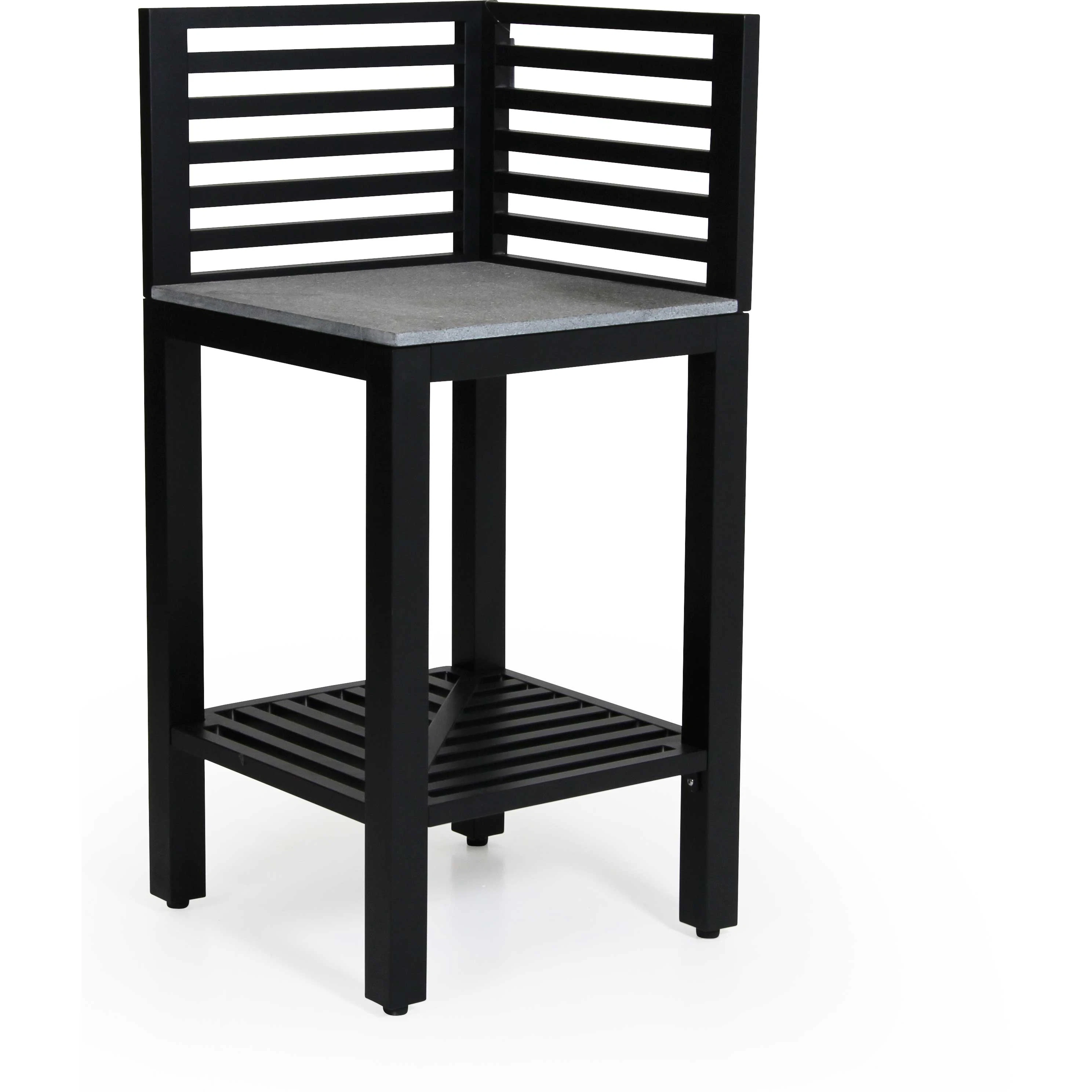 Bellac Outdoor Kitchen Corner, Black merkiltä Brafab | Rum21.fi