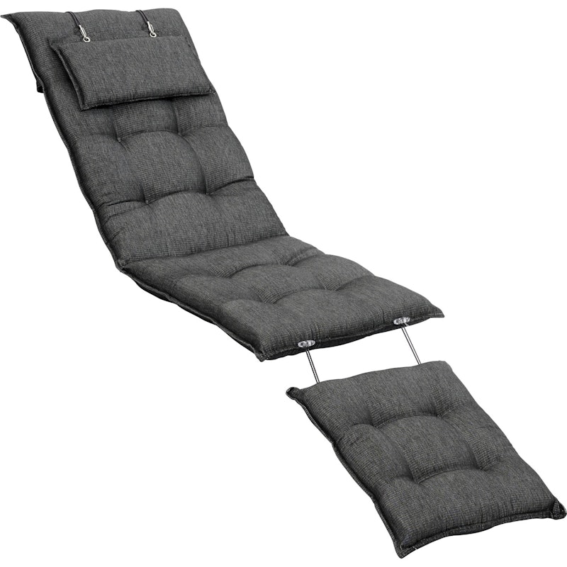 Florina Deckchair Pad, Anthracite