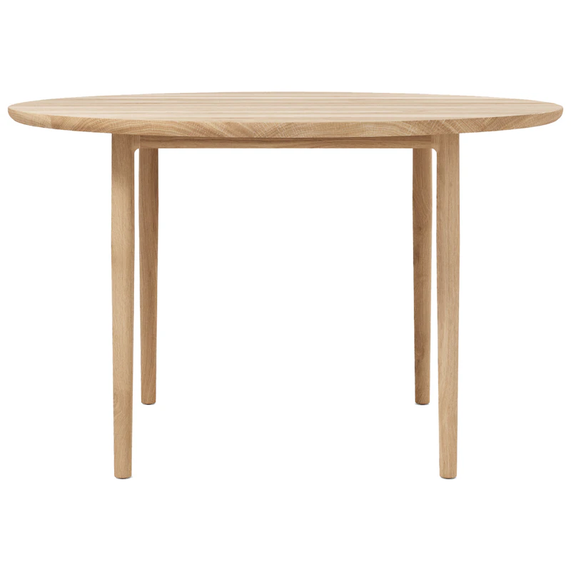 Arv Ruokapöytä Ø120, Valkoöljytty Tammi