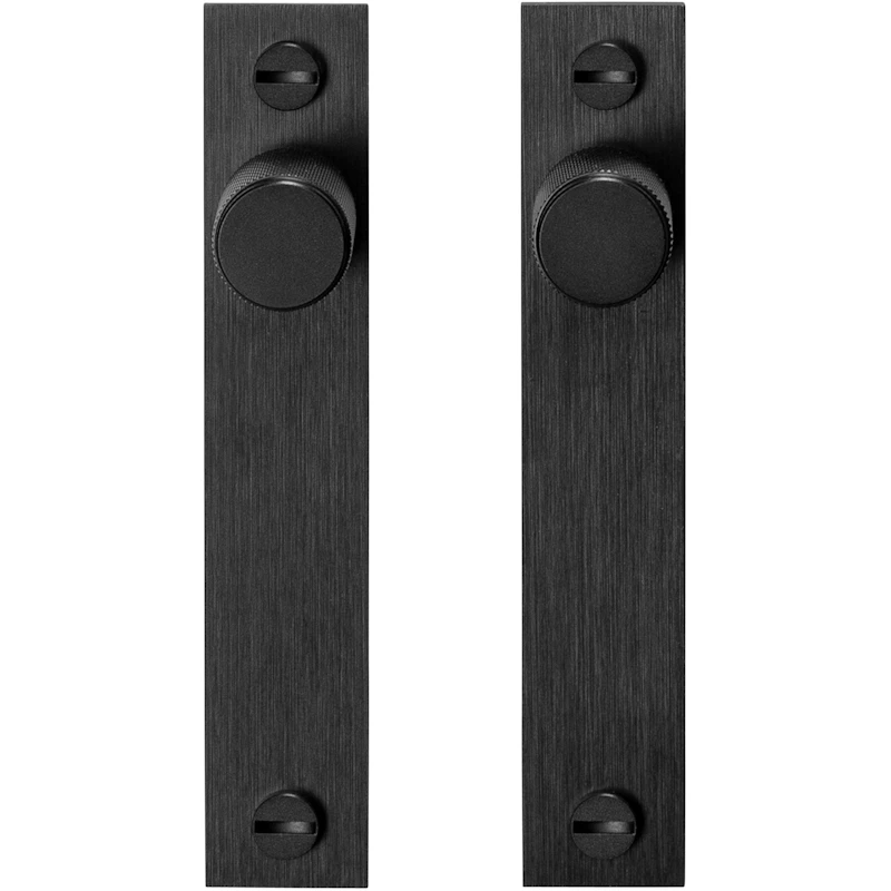 Cross Plate Nuppi 2-pakkaus, Musta