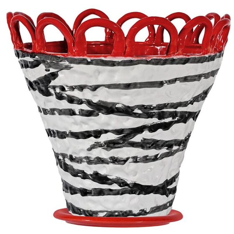 Patty Ruukku 30 cm, Punainen Zebra