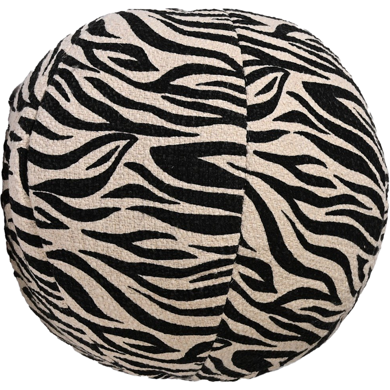 Anima Tyyny Pyöreä Zebra, Musta