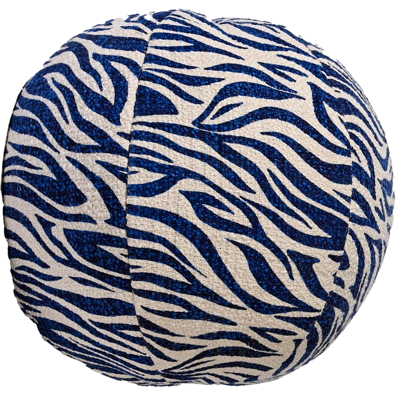 Anima Tyyny Pyöreä Zebra, Sininen