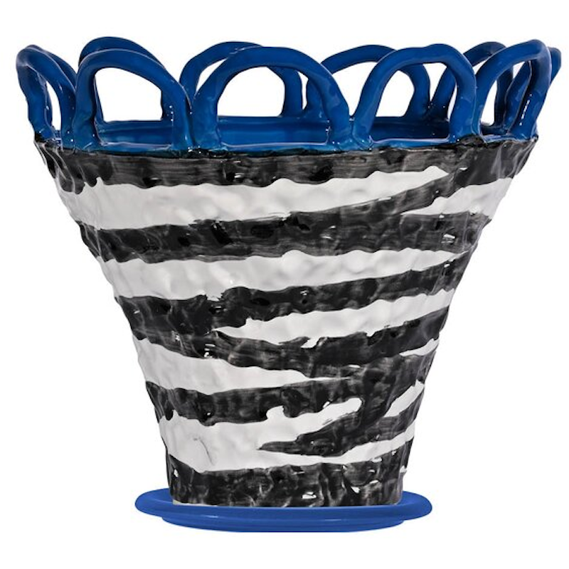 Patty Ruukku 25 cm, Sininen Zebra