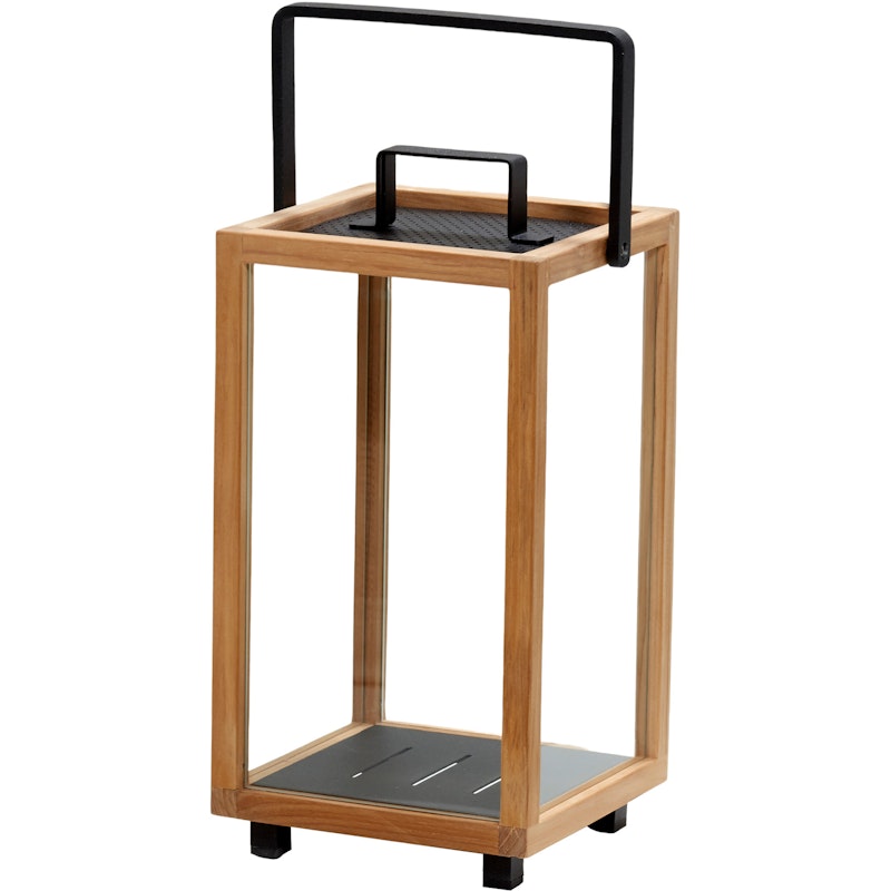 Lighthouse Lantern Small, Teak / Grey