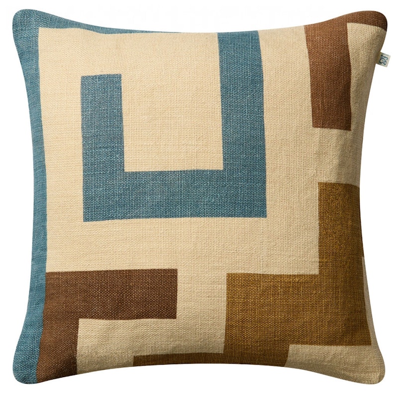 Aman Tyynynpäällinen 50x50 cm, Heaven Blue / Taupe / Khaki