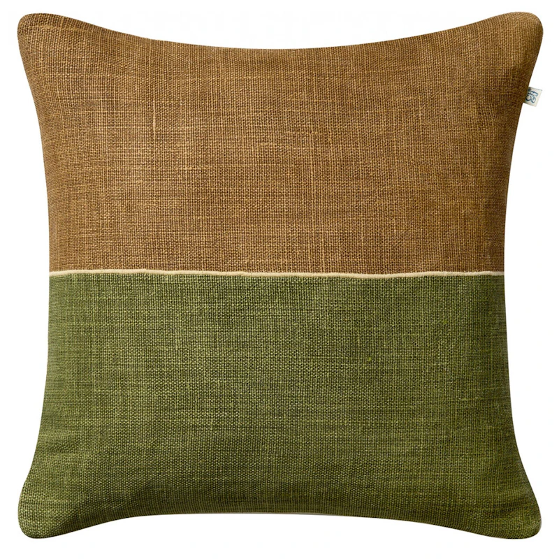 Amol Tyynynpäällinen 50x50 cm, Ruskeanharmaa / Cactus Green