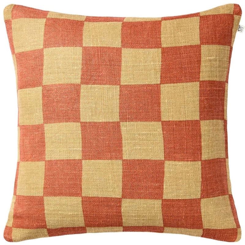 Buffalo Check Tyynynpäällinen 50x50 cm, Apricot Orange / Khaki