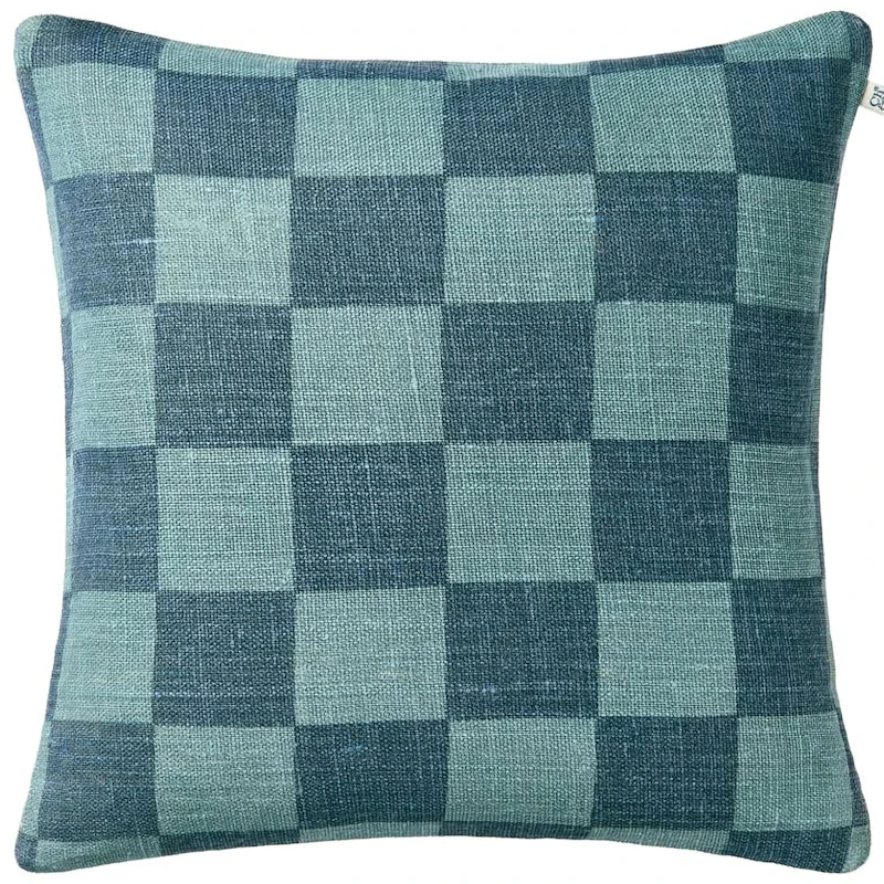 Buffalo Check Tyynynpäällinen 50x50 cm, Sky Blue / Palace Blue
