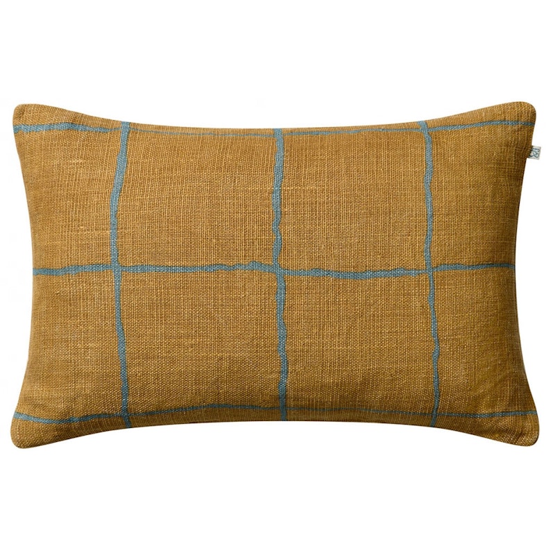Chakra Tyynynpäällinen 40x60 cm, Khaki / Heaven Blue
