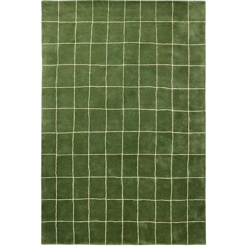Chakra Rug, Off White Matto 180x270 cm, Cactus Green