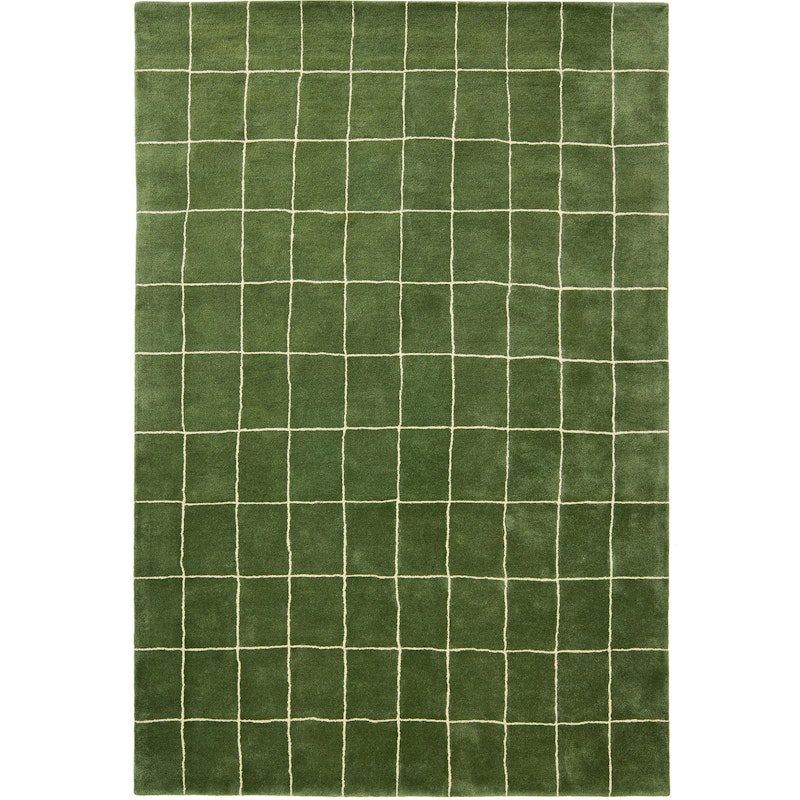 Chakra Rug, Off White Matto 180x270 cm, Cactus Green