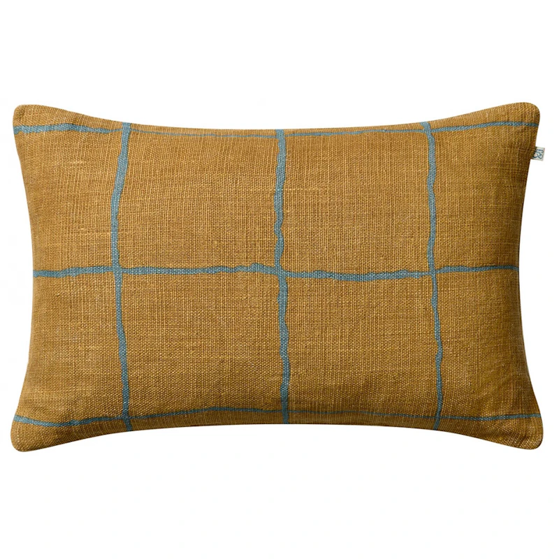 Chakra Tyynynpäällinen 40x60 cm, Khaki / Heaven Blue