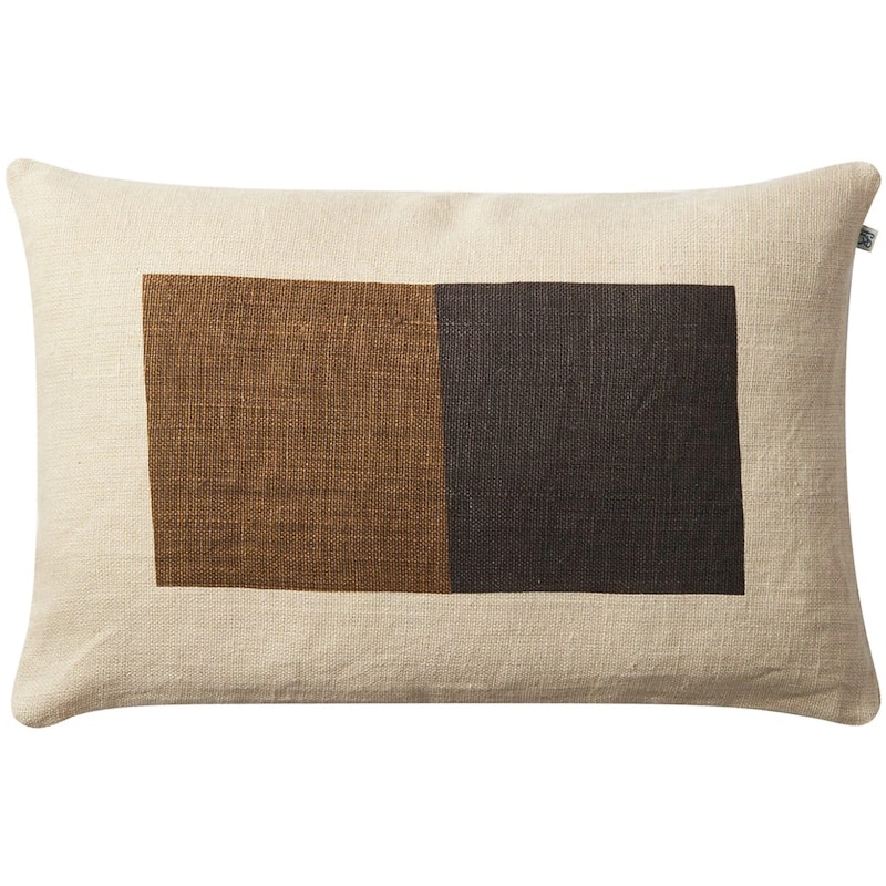 Deepak Tyynynpäällinen 40x60 cm, Ruskeanharmaa / Tummanruskea