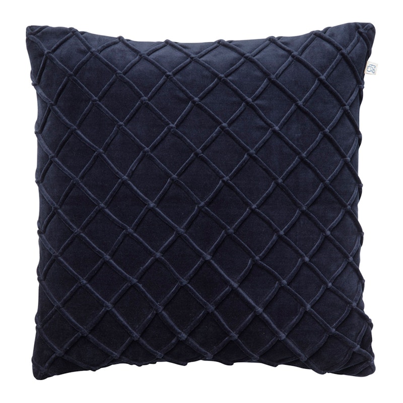 Deva Velvet Tyynynpäällinen 60x60cm, Navy