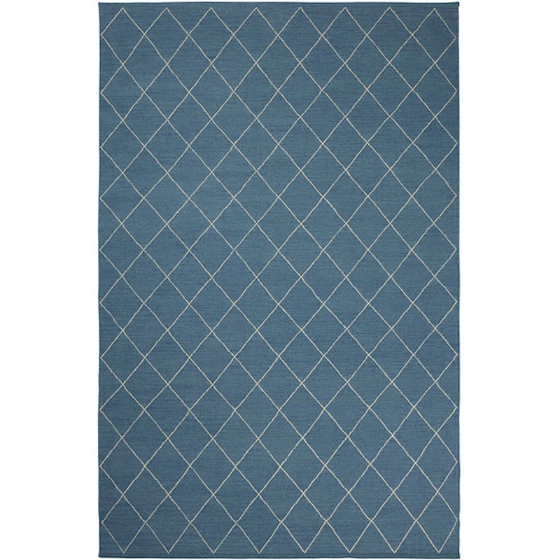 Diamond Rug 230x336 cm, Heaven Blue/Off White