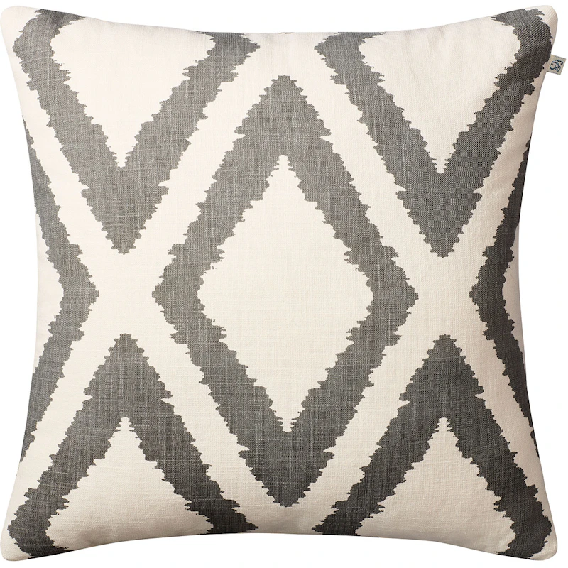 Diamond Tyyny 50x50 cm, Harmaa / Off White