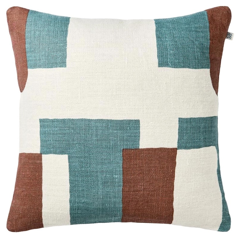 Jay Tyynynpäällinen 50x50 cm, Terracotta / Sky Blue