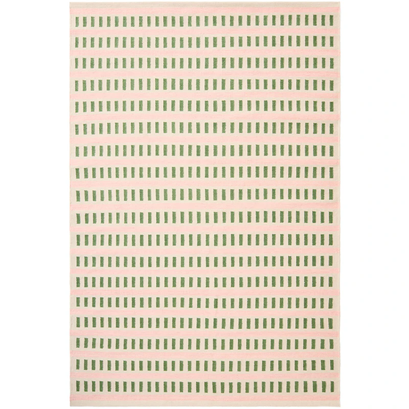 Ladakh Villamatto 180x270 cm, Cactus Green / Dusty Pink